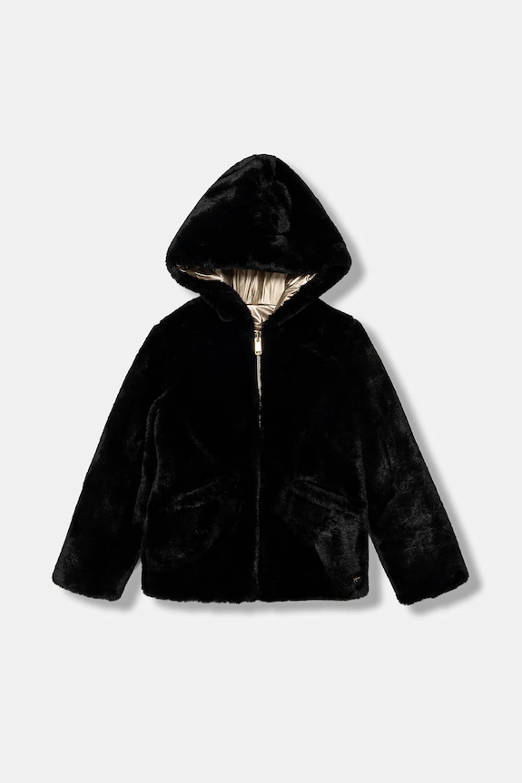 Guess geacă reversibilă pentru copii J5BL25.WHGO0.9BYA negru AW25
