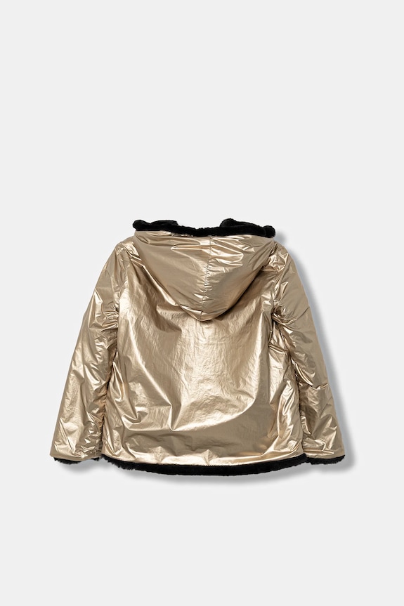 Fete Guess geacă reversibilă pentru copii J5BL25.WHGO0.9BYA negru