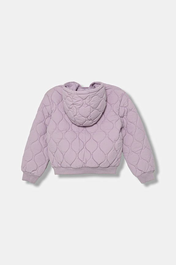 United Colors of Benetton kurtka dziecięca 2IGGCN06M.G.seasonal fioletowy AW25