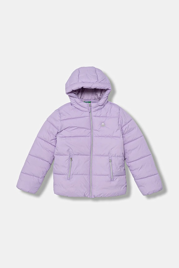 United Colors of Benetton kurtka dziecięca pozostałe fioletowy 2LETCN04Y.G.reproposed