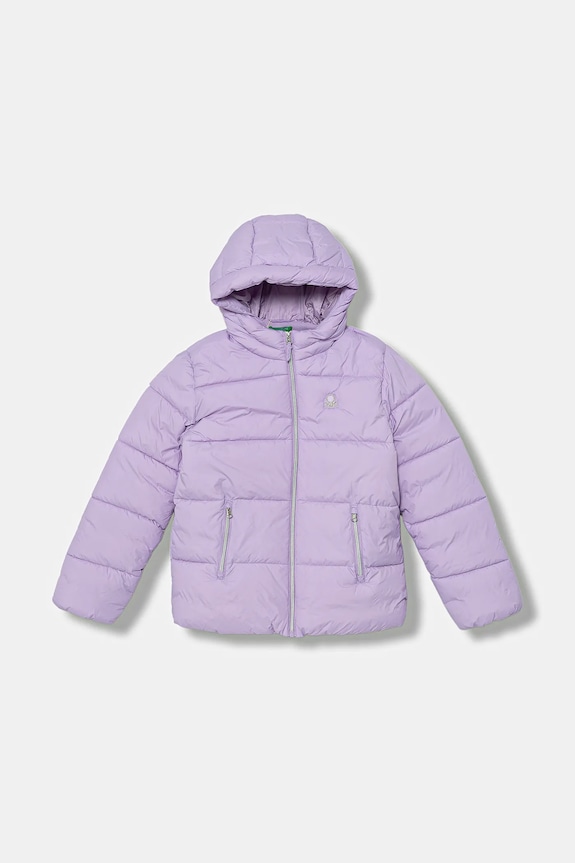 United Colors of Benetton kurtka dziecięca pozostałe fioletowy 2LETCN04Y.G.reproposed