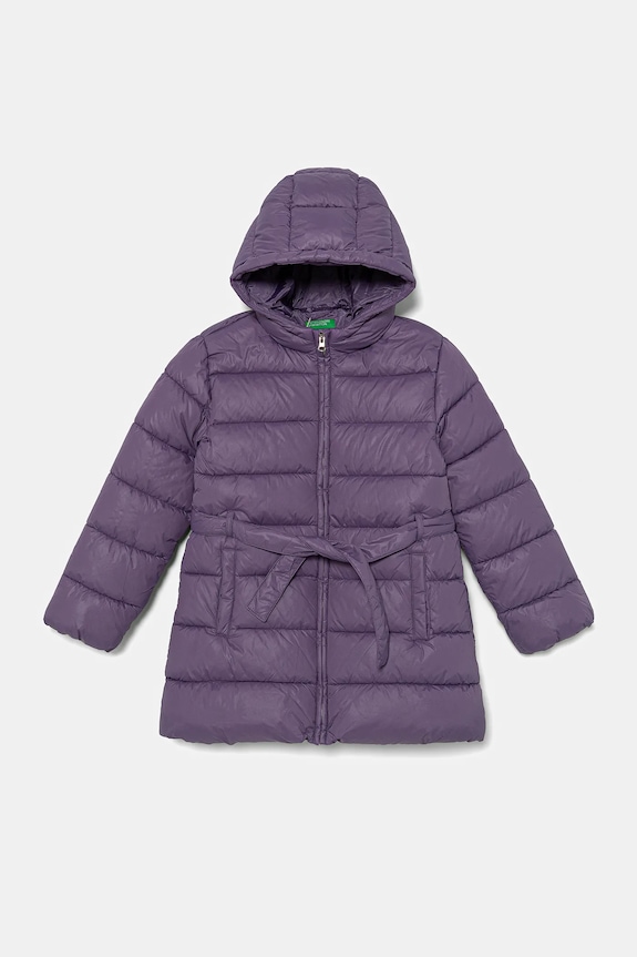 United Colors of Benetton geacă copii cu captuseala violet 2NQRCN06O.G.seasonal