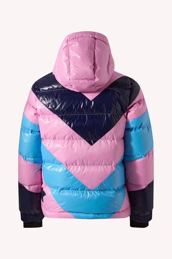 Dječja pernata skijaška jakna Perfect Moment super mojo jacket K6000013.G roza AW25