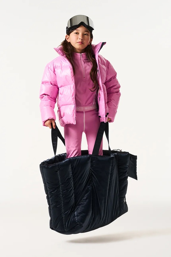 Παιδικό μπουφάν για σκι Perfect Moment nuuk puffer jacket άλλο ροζ K6000016.G