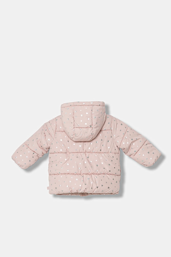 Παιδικό μπουφάν United Colors of Benetton 2NNQGN048.P.Seasonal ροζ AW25