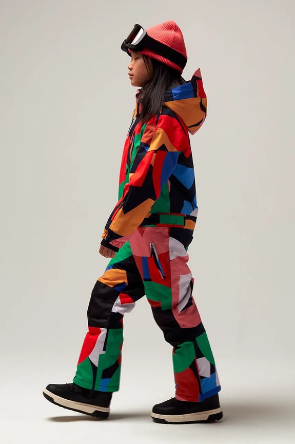 Otroška smučarski kombinezon Gosoaky LAZY LAMA 252.9.1.732.K pisana