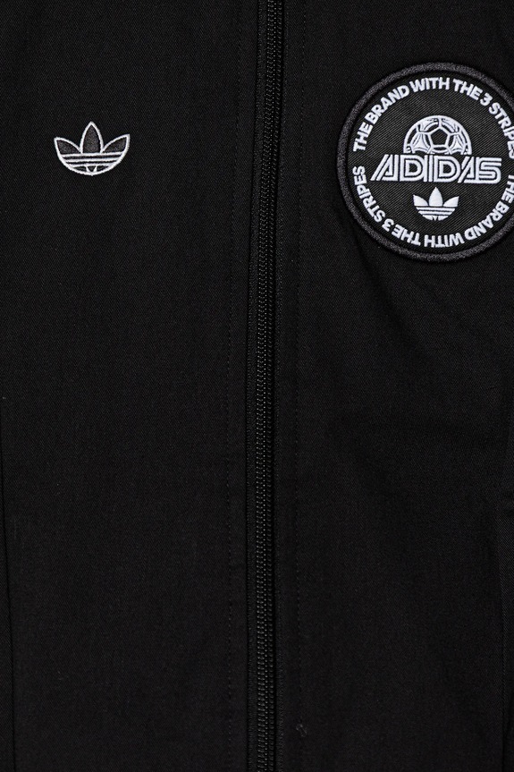 Pamučna jakna adidas Originals crna JV7706