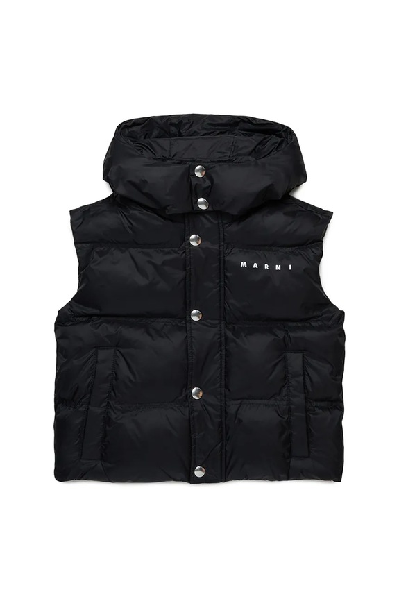 Marni vestă copii MJ166U JACKET M01539 negru AW25