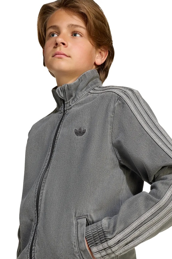 Παιδικό τζιν μπουφάν adidas Originals JV7801