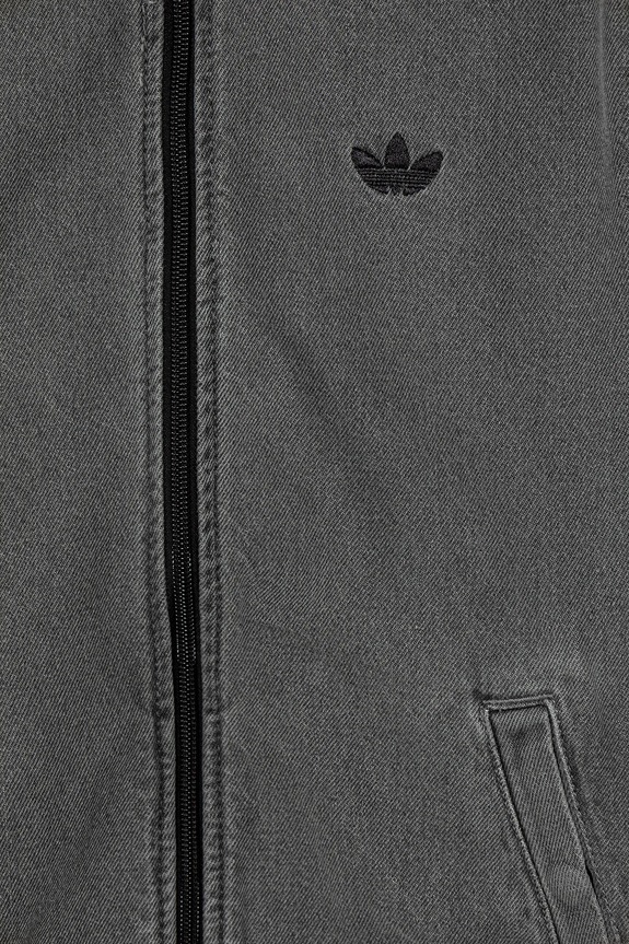 Παιδικό τζιν μπουφάν adidas Originals γκρί JV7801