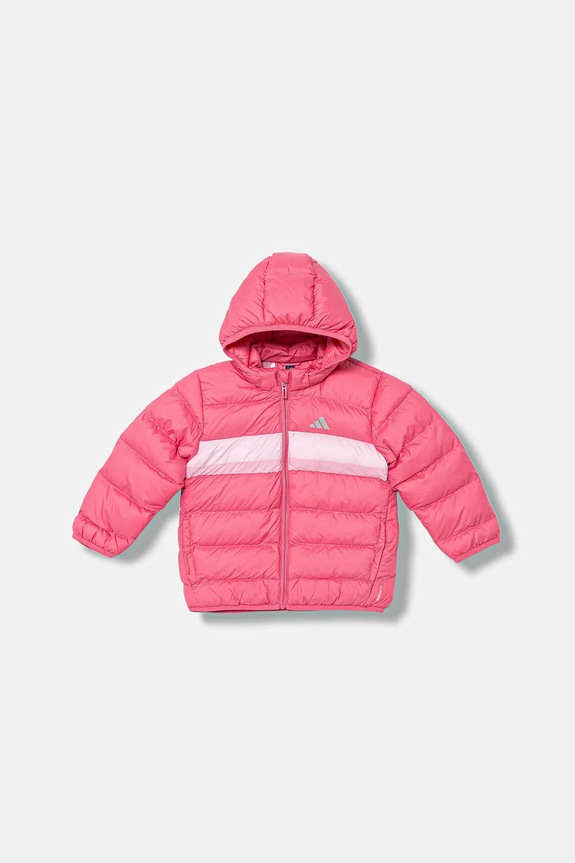 Detská bunda adidas jemné zateplenie ružová JL7390