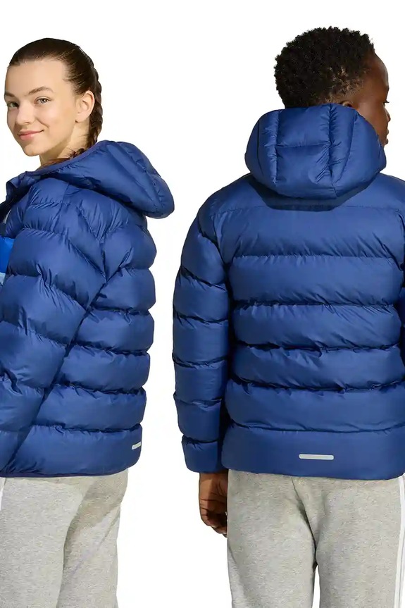 Παιδικό μπουφάν adidas JL7431 σκούρο μπλε