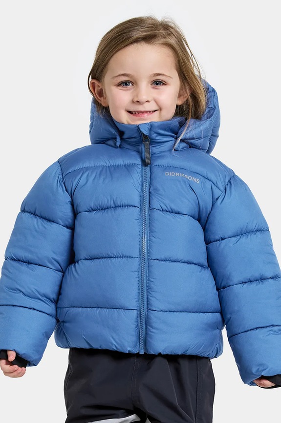 Didriksons giacca per bambini ROXEN KIDS JACKET foderato blu 505811.9BYA