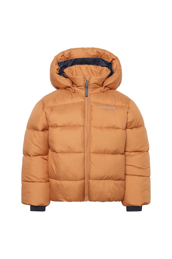 Didriksons giacca per bambini ROXEN KIDS JACKET 505811.9BYA marrone AW25