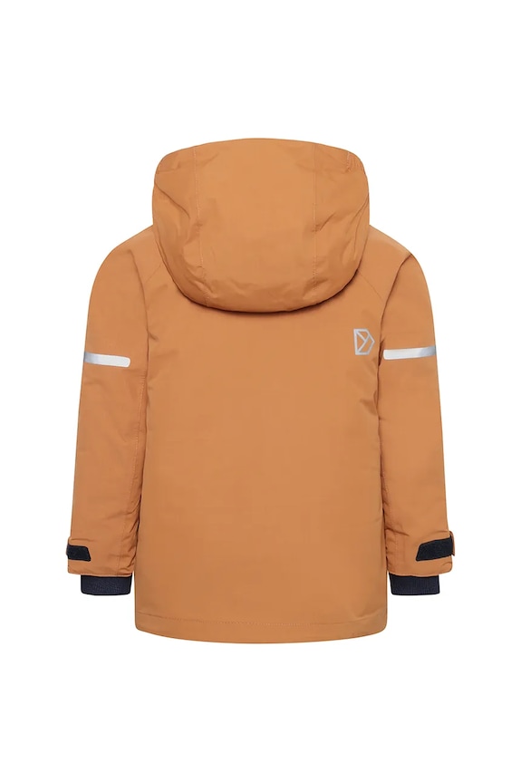 Παιδικό μπουφάν Didriksons FALKEN KIDS JKT 505849.9BYA καφέ AW25