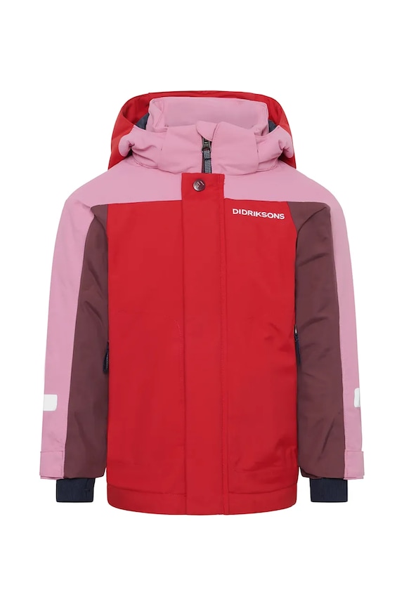 Didriksons giacca per bambini NEPTUN KIDS JKT 4 505985.9BYA rosso AW25