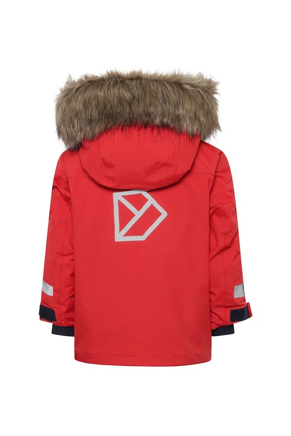 BIMBA Didriksons giacca per bambini BJÄRVEN KIDS PARKA 4 505991.9BYA rosso