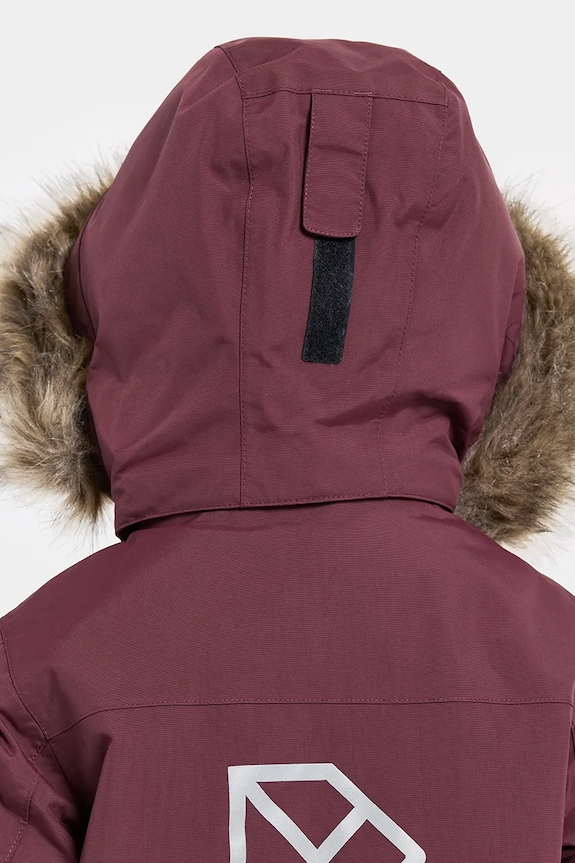 Παιδικό μπουφάν Didriksons BJÄRVEN KIDS PARKA 4 505991.9BYA μπορντό
