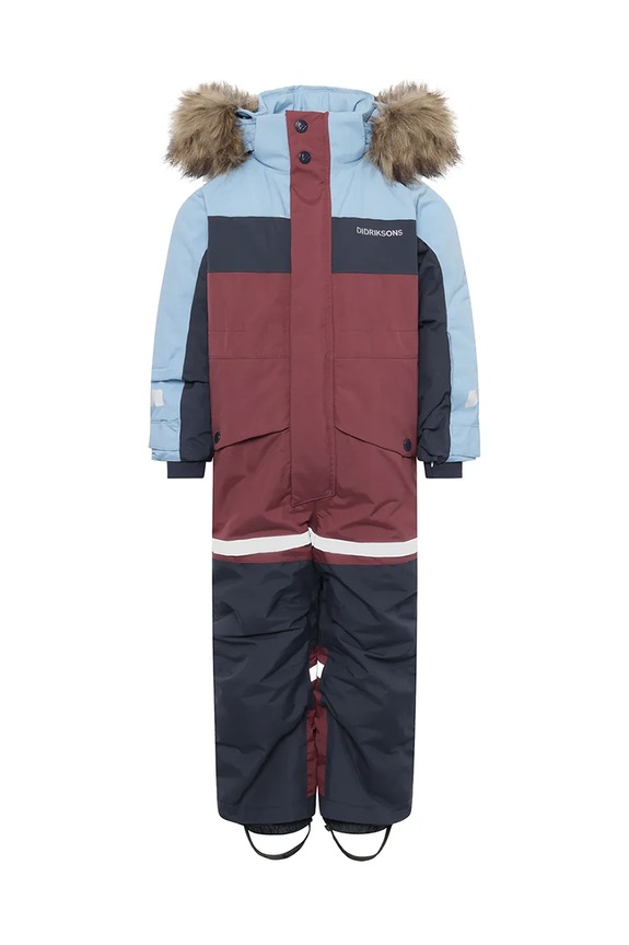 Didriksons tuta per bambini BJÄRVEN KDS COVER 4 505999.9BYA granata AW25