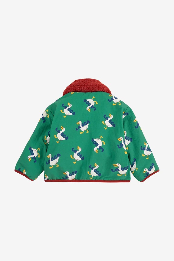 Chłopiec Bobo Choses kurtka dwustronna niemowlęca La Oca 225AB107 zielony