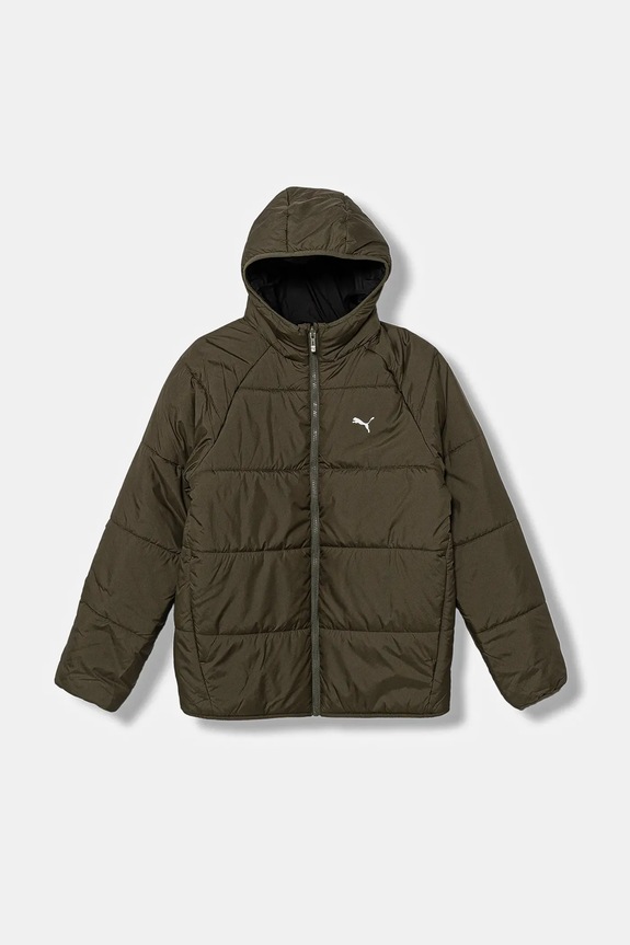 Detská obojstranná bunda Puma Reversible Puffer Jacket zateplené zelená 688407.