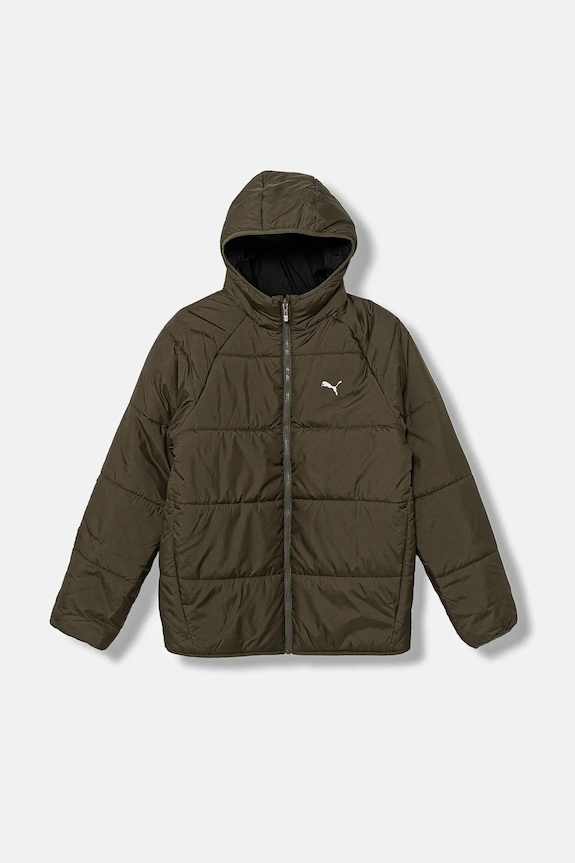 Detská obojstranná bunda Puma Reversible Puffer Jacket zateplené zelená 688407.