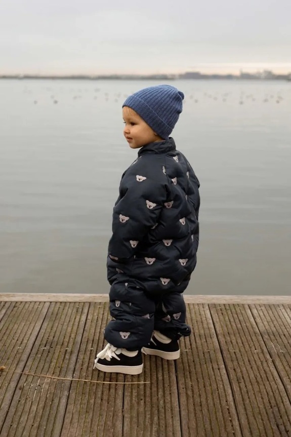 Donsje salopetă copii Tuur Overalls Koalas cu captuseala bleumarin 3041701