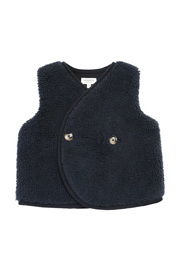 Detská vesta Donsje Monty Gilet 4044300.98.140 tmavomodrá AW25