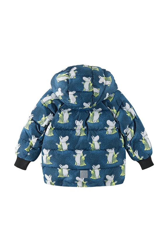 Detská bunda Reima Moomin Lykta 5100013B.9BYA zelená AW25