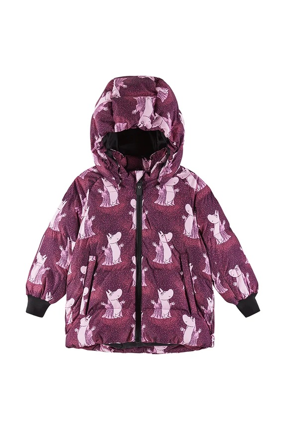 Detská bunda Reima Moomin Lykta burgundské 5100013B.9BYA