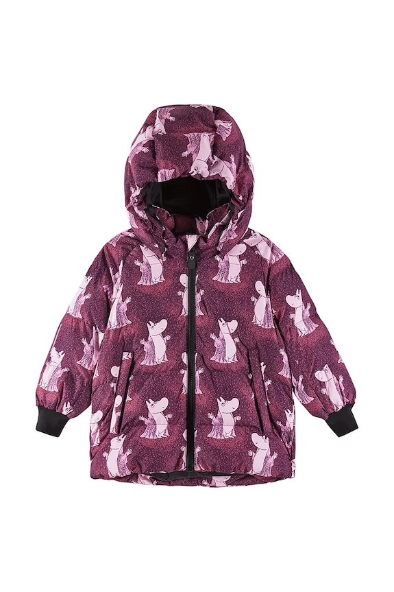 Detská bunda Reima Moomin Lykta burgundské 5100013B.9BYA