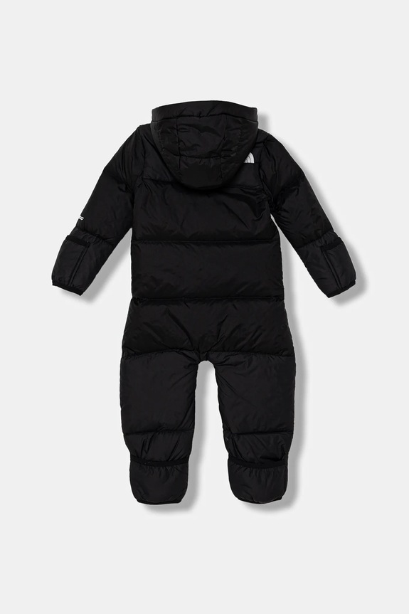 The North Face salopeta din puf pentru bebeluși BABY 1996 RETRO NUPTSE ONE PIECE NF0A7WPFGOF1 negru AW25