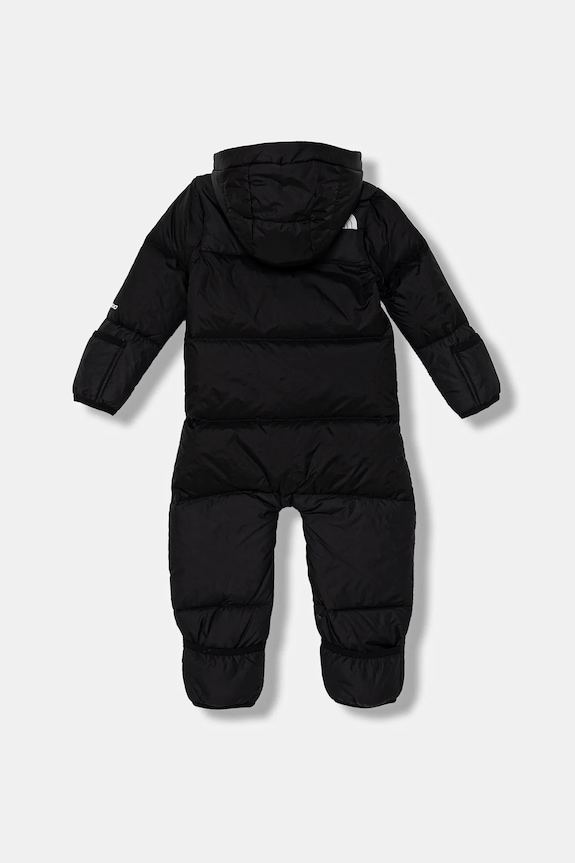 The North Face salopeta din puf pentru bebeluși BABY 1996 RETRO NUPTSE ONE PIECE NF0A7WPFGOF1 negru AW25