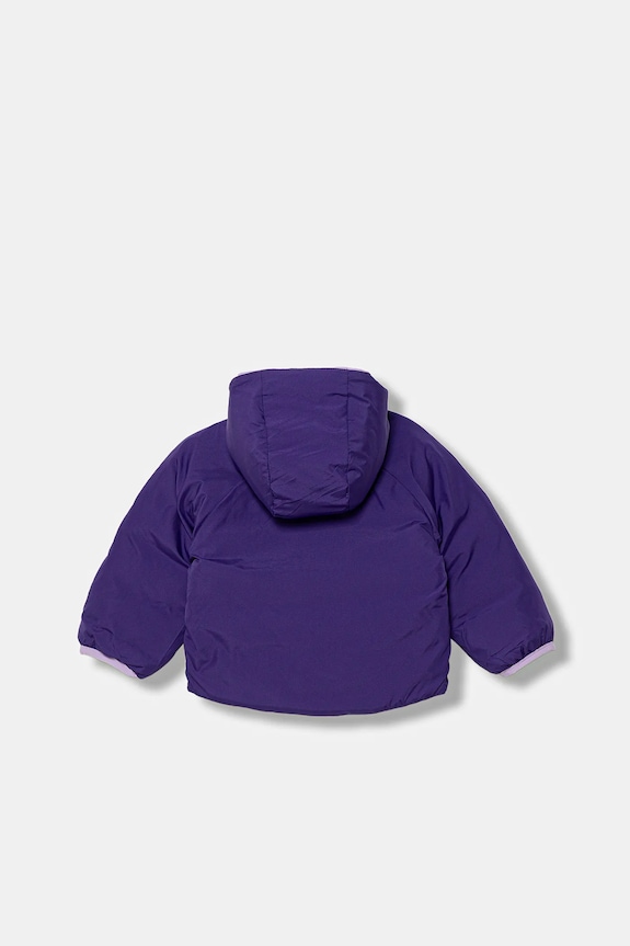 Chłopiec The North Face kurtka niemowlęca dwustronna BABY REVERSIBLE PERRITO HOODED JACKET NF0A88W3QZI1 fioletowy