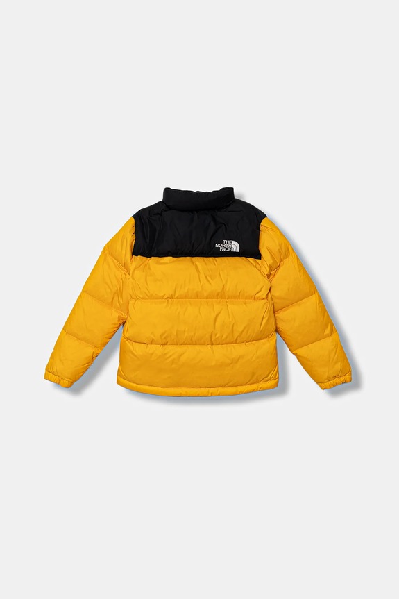 The North Face geacă de puf pentru copii TEEN 1996 RETRO NUPTSE JACKET NF0A8A4CGO71 galben AW25