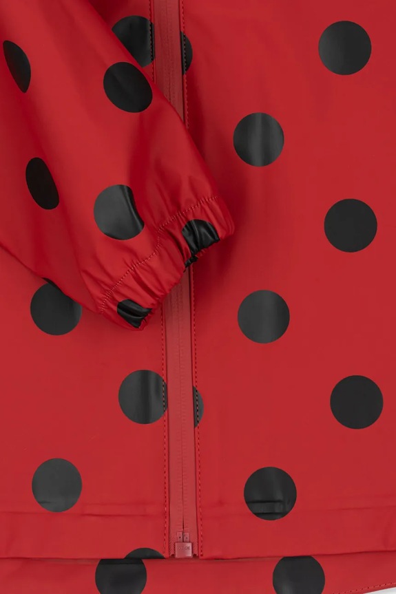 Konges Sløjd set rezistent la ploaie pentru copii CINELLE RAIN SET KS103455.9BYA rosu