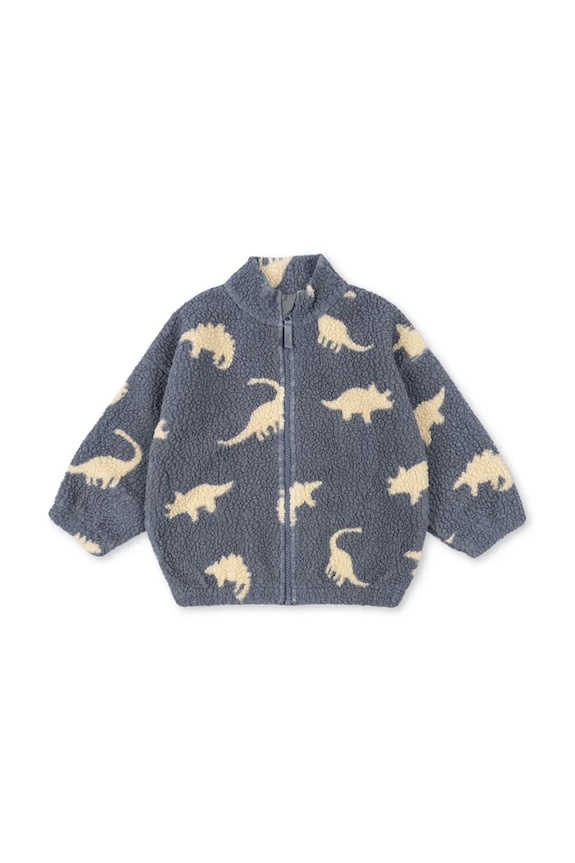 Konges Sløjd bluza polarowa dziecięca JODY TEDDY JACKET GRS KS103479.9BYA niebieski AW25