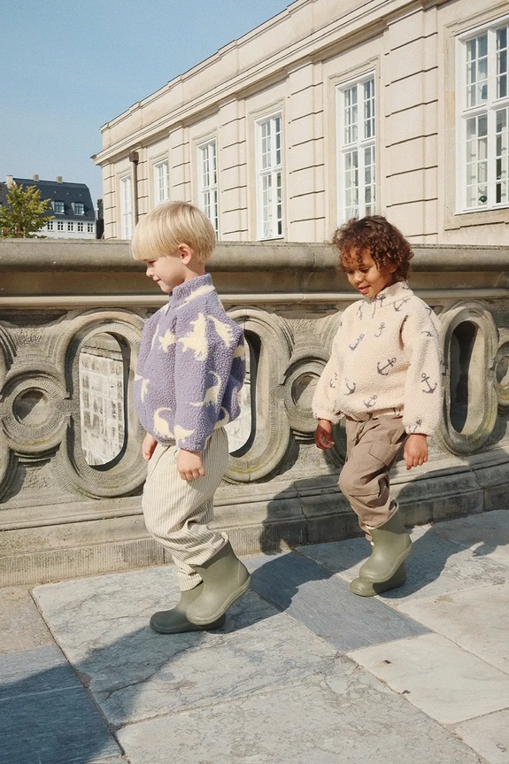 Konges Sløjd bluza polarowa dziecięca JODY TEDDY JACKET GRS KS103479.9BYA