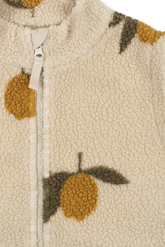 Konges Sløjd bezrękawnik dziecięcy JODY TEDDY VEST GRS beżowy KS103481.9BYA