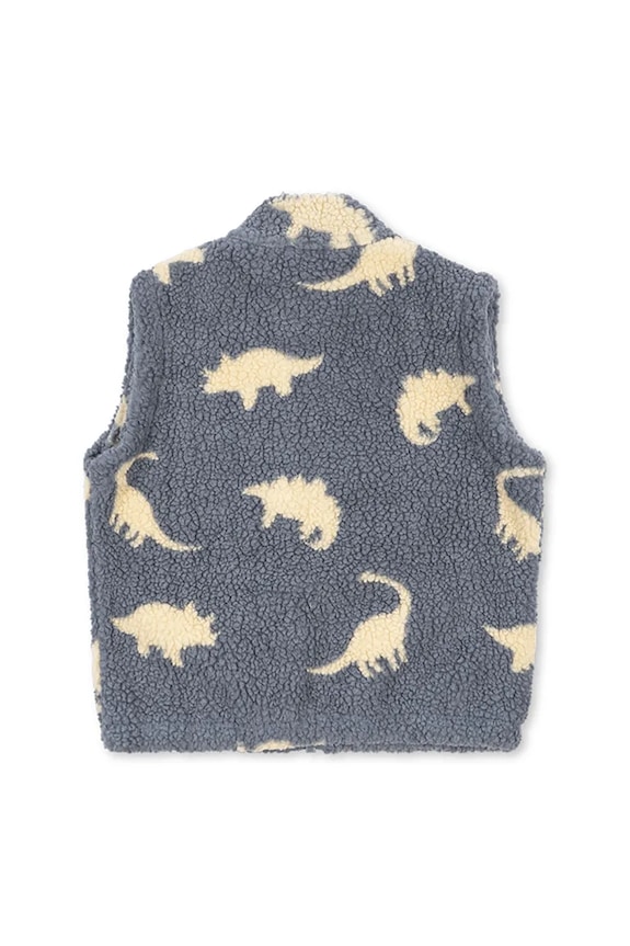 Konges Sløjd vestă copii JODY TEDDY VEST GRS KS103481.9BYA albastru SS26
