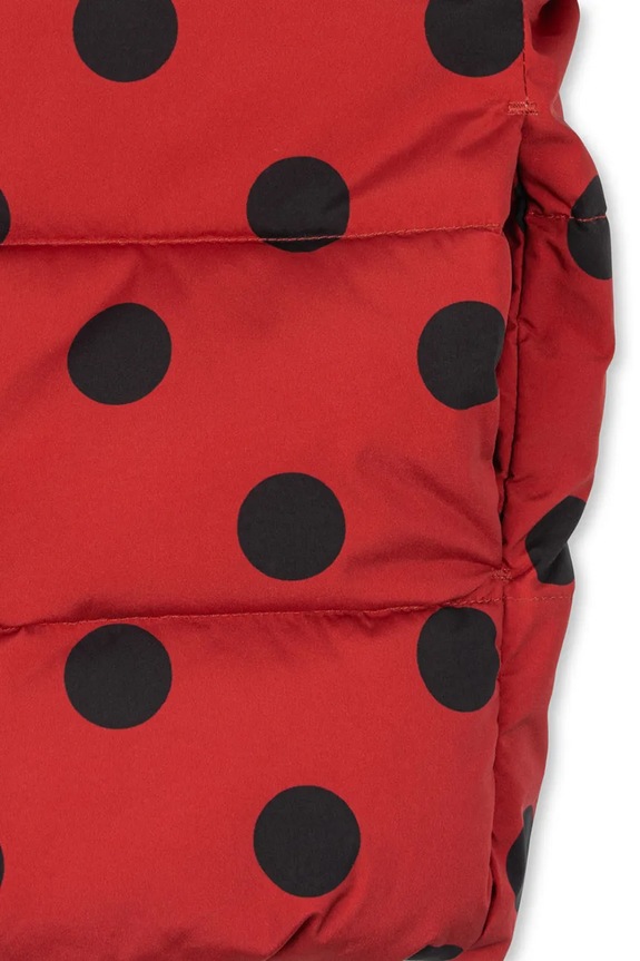 Dětská nepromokavá bunda Konges Sløjd NUKA LADYBUG JACKET GRS KS103524.9BYA červená