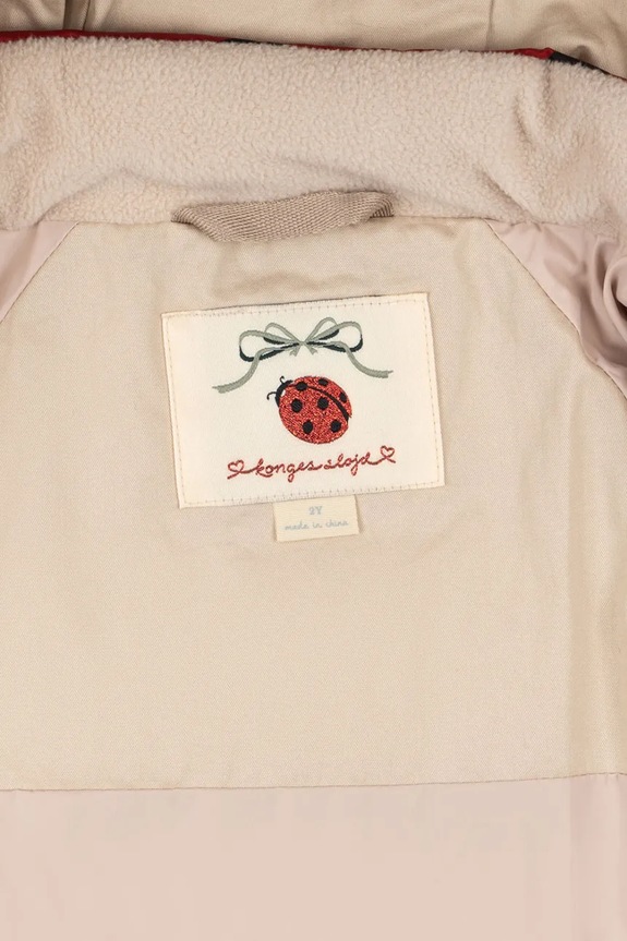 Dětská nepromokavá bunda Konges Sløjd NUKA LADYBUG JACKET GRS KS103524.9BYA