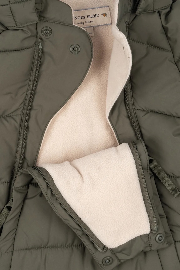 Kombinezon za bebe Konges Sløjd ALPI BABY SUIT GRS KS103438.9BYA zelena