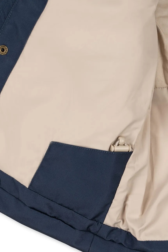 Παιδικό μπουφάν Konges Sløjd MAGNUM DOWN JACKET SOLID GRS KS103510.9BYA σκούρο μπλε