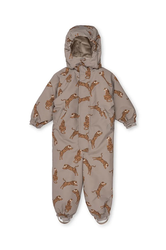 Konges Sløjd salopetă copii NOHR SNOWSUIT PRINT KS103517.9BYA verde AW25