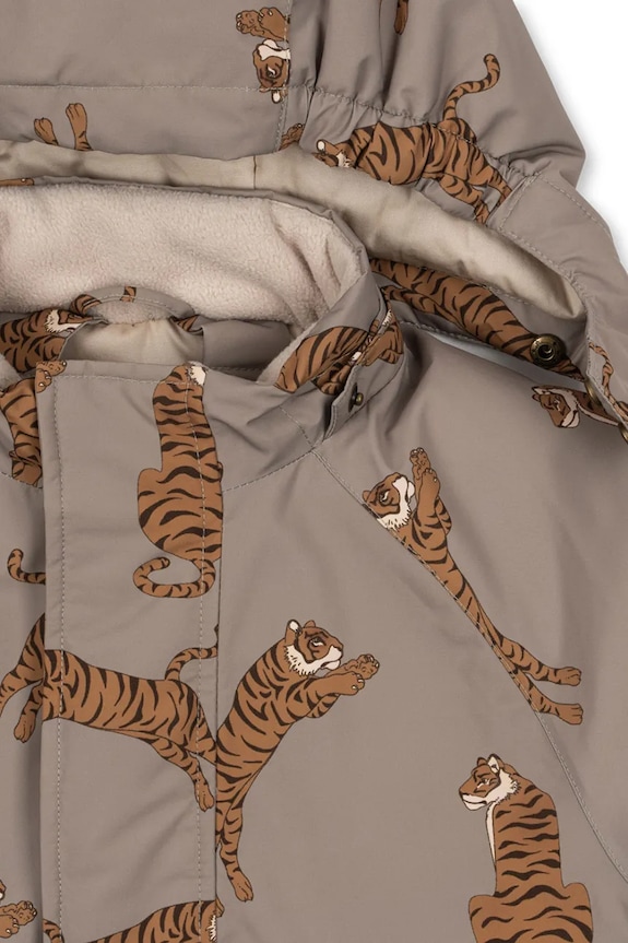 Konges Sløjd salopetă copii NOHR SNOWSUIT PRINT verde KS103517.9BYA