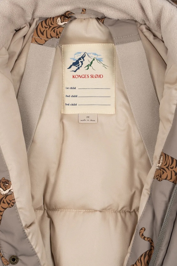 Konges Sløjd salopetă copii NOHR SNOWSUIT PRINT KS103517.9BYA verde