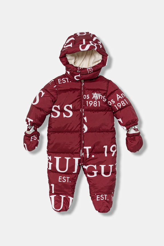 Overal pre bábätká Guess zateplené burgundské H5BW00.WCFM0.9BYA