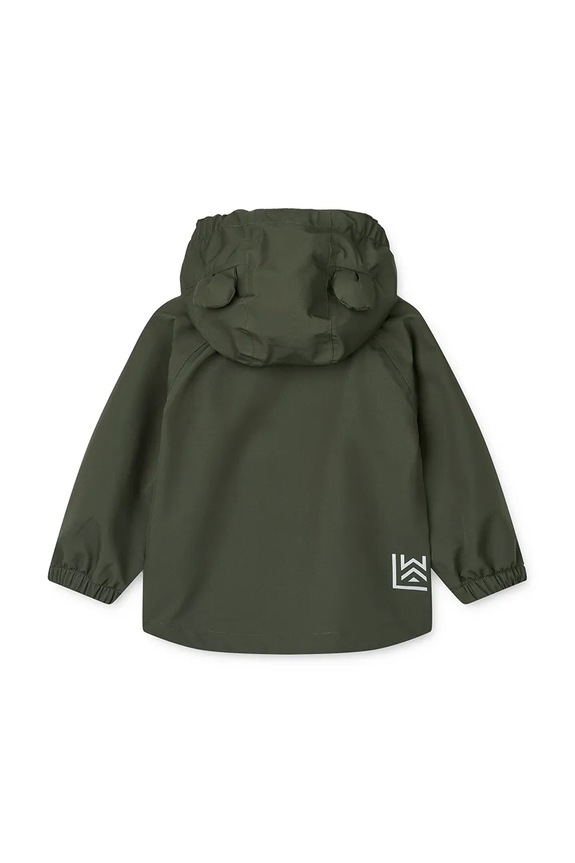 Liewood kurtka i spodnie niemowlęce Manu Rainwear Set zielony LW19910.9BYA
