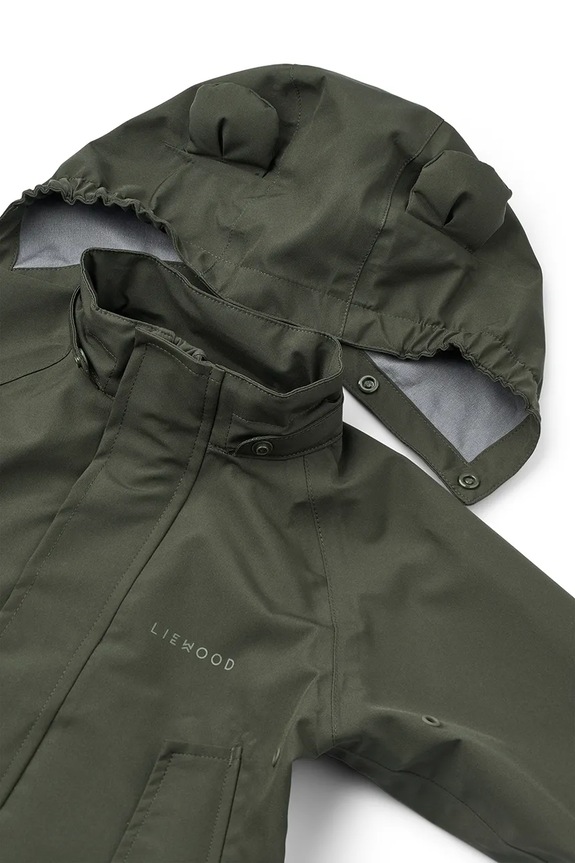 Liewood kurtka i spodnie niemowlęce Manu Rainwear Set LW19910.9BYA zielony
